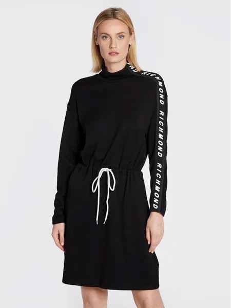 Трикотажное платье regular fit John Richmond, черный