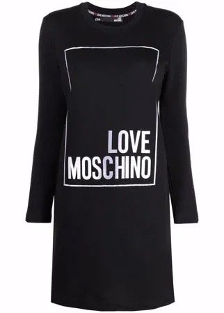 Love Moschino платье-футболка длины мини