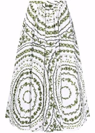 Giambattista Valli юбка А-силуэта с завышенной талией