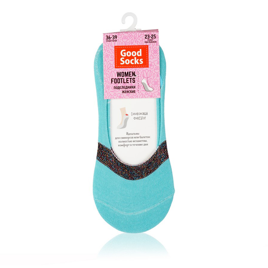 Следки женские Good Socks голубые 23-25