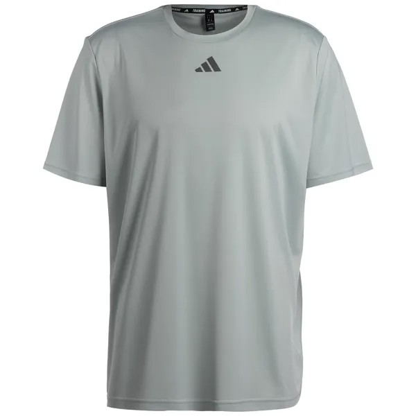 Рубашка adidas Performance Trainingsshirt HIIT Slogan, серебряный