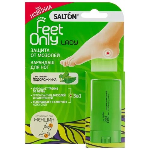 SALTON Карандаш для ног Lady Feet Comfort Защита от мозолей 14 мл 38 г туба