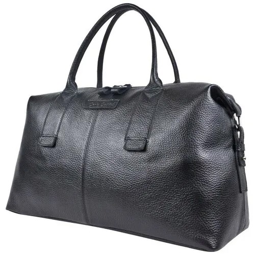 Кожаная дорожная сумка Carlo Gattini Ferrano 4031-01 Black Черный из натуральной кожи