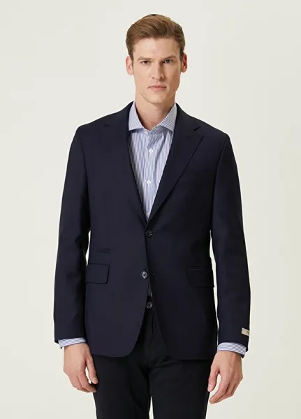 Шерстяное пальто Drop 7 Beymen Collection, индиго