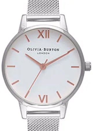 Fashion наручные  женские часы Olivia Burton OB16MDW22. Коллекция White Dial Mesh