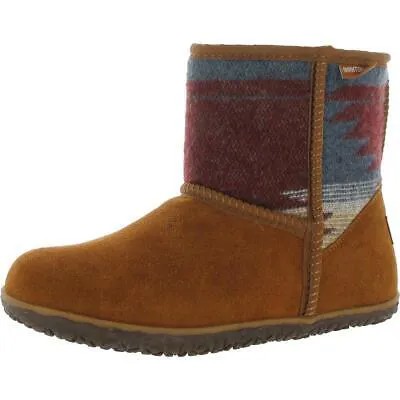 Женские коричневые кожаные ботильоны Minnetonka TALI, размер 8, средний (B,M) BHFO 1660