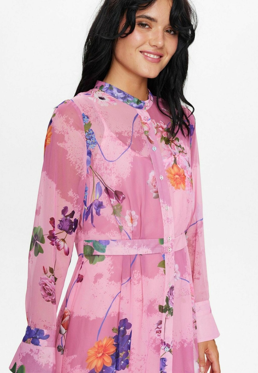 Платье-рубашка NUKYNDALL NEW DRESS Nümph, светло-розовый