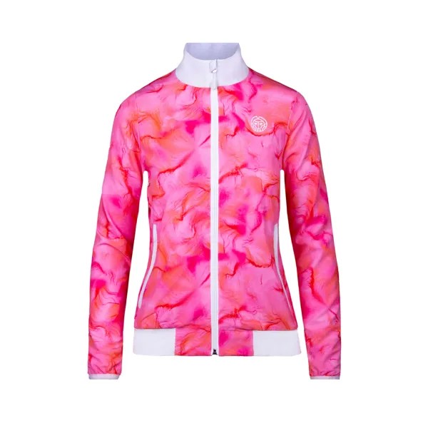Спортивная куртка BIDI BADU Gene Tech Jacket - rose/white, цвет rosa/weiß