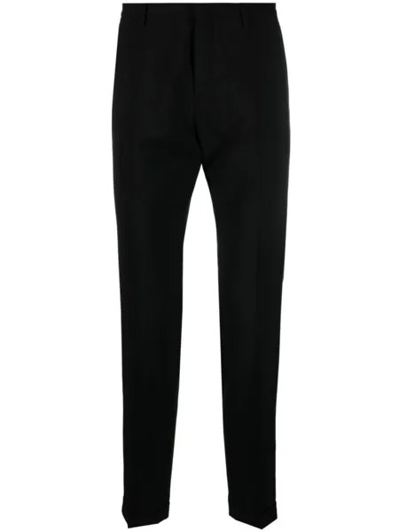 Paul Smith зауженные брюки строгого кроя, черный