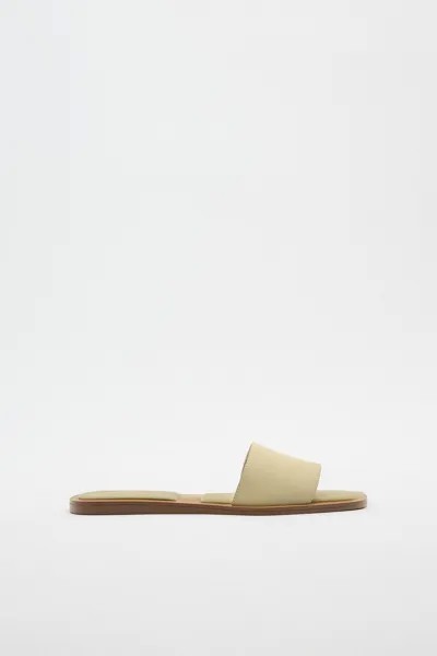 Сланцы женские ZARA 13603010 бежевые 35 RU (доставка из-за рубежа)