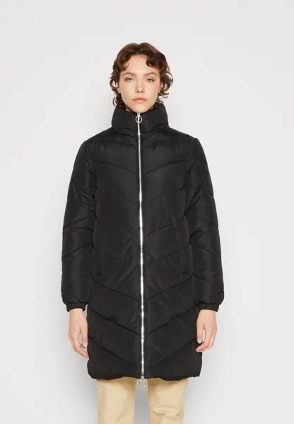 Зимнее пальто Jdynewfinno Long Padded Jacket JDY, цвет black/silver