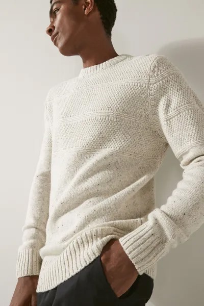 Текстурный свитер в стиле колор-блок Next