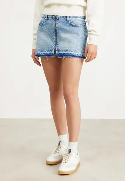 Мини-юбка SOPHIE ZIP SKIRT  Tommy Jeans, синий деним