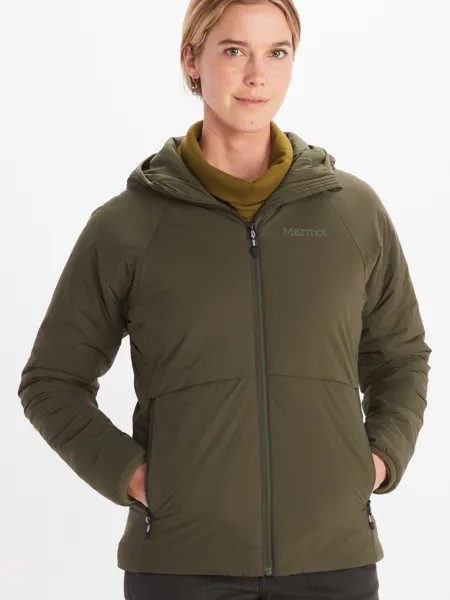 Утепленная толстовка Novus - женская Marmot, зеленый
