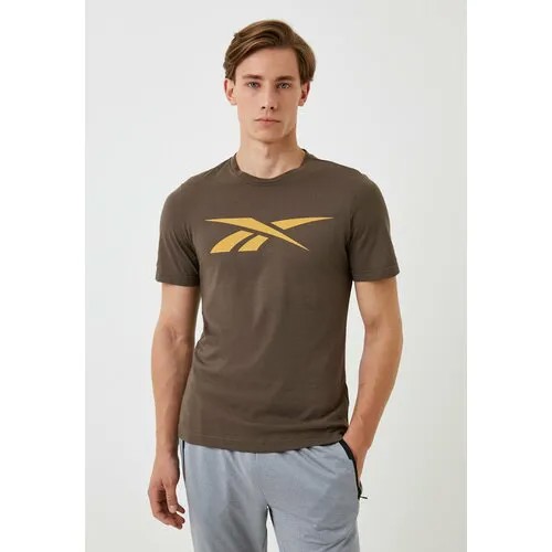 Футболка Reebok Reebok Identity Vector T-Shirt, размер XS, коричневый