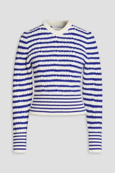Полосатый шерстяной свитер в рубчик Philosophy Di Lorenzo Serafini, королевский синий