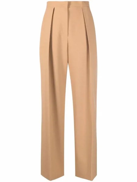 12 STOREEZ pressed-crease high-waisted trousers