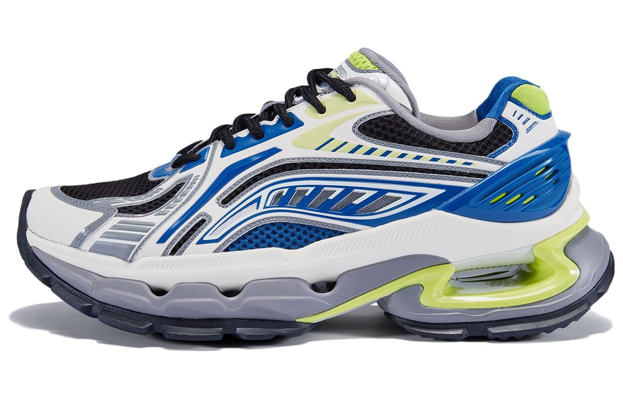 Кроссовки LiNing Furious Rider BOW Lifestyle Shoes Men Low-top Blue/Green, зеленый