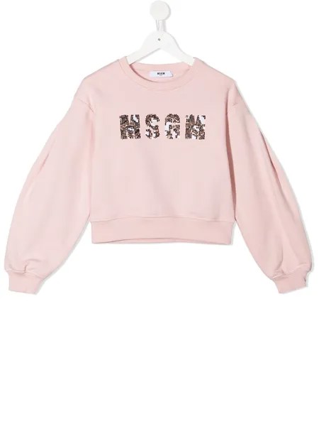 MSGM Kids толстовка с логотипом