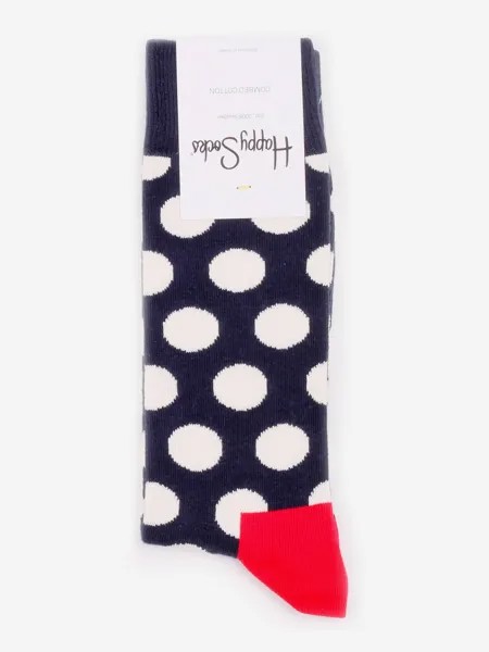 Носки с рисунками Happy Socks - Big Dot Navy, Синий