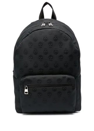 Alexander McQueen рюкзак с круговой молнией и узором Skull
