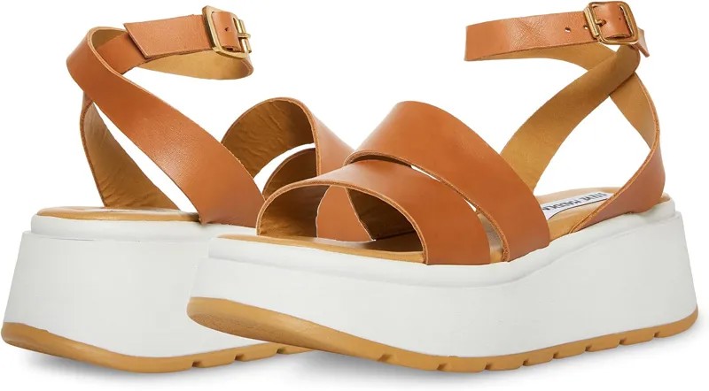 Босоножки Tenysi Wedge Steve Madden, цвет Cognac Leather