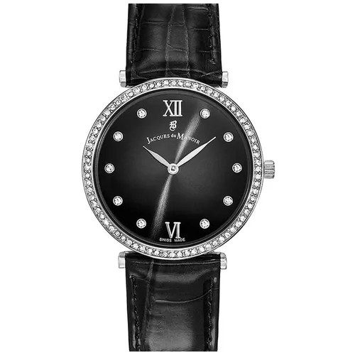 Наручные часы Jacques du Manoir SOC.05, черный, серебряный
