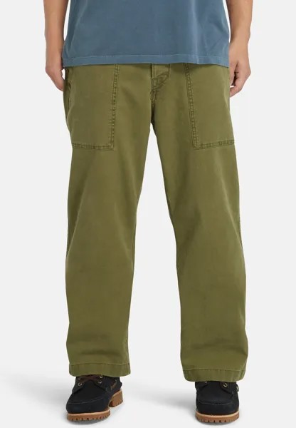 Тканевые брюки Timberland, зеленый