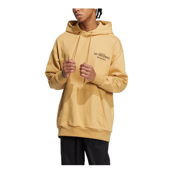 Толстовка Adidas logo hoodie 'Yellow', желтый