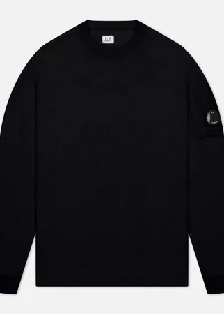 Мужской свитер C.P. Company Lambswool Double Knit, цвет чёрный, размер 50