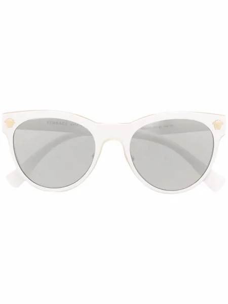 Versace Eyewear солнцезащитные очки в оправе 'кошачий глаз'