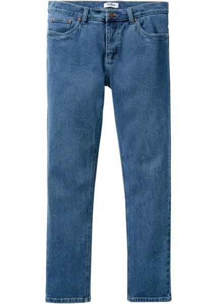 Прямые узкие джинсы стрейч John Baner Jeanswear, синий