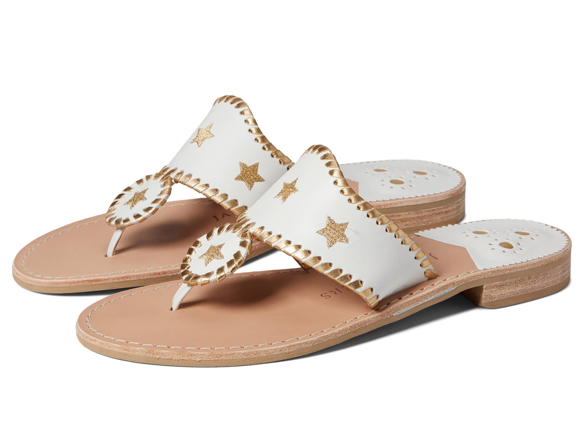 Сандалии Jack Rogers, Star Embroidered Jacks Flat Sandal