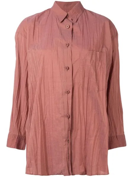 Issey Miyake Pre-Owned плиссированная рубашка