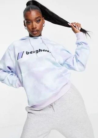 Сиреневый худи с принтом тай-дай Berghaus Heritage-Фиолетовый цвет