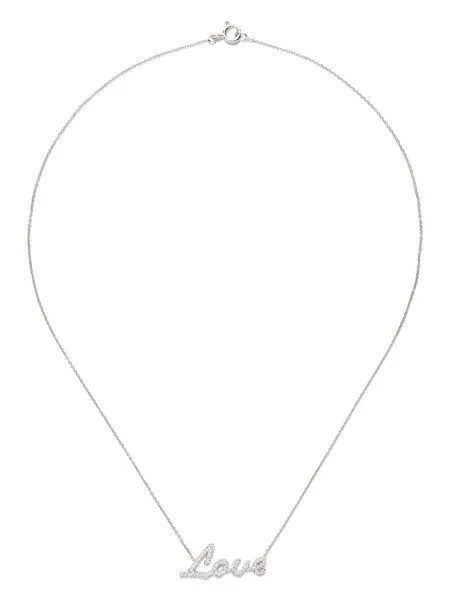 AS29 колье Essentials Love из белого золота с бриллиантами