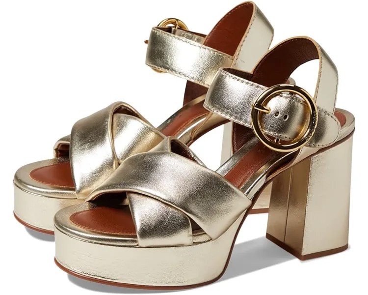 Туфли See by Chloe Lyna Platform, цвет Light Gold