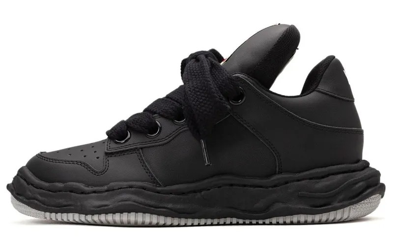 Кроссовки Maison MIHARA YASUHIRO Wayne Low-top Leather Sneakers, белый