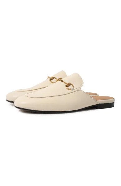 Кожаные сабо Princetown Gucci