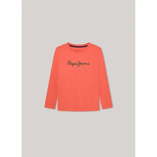 Лонгслив Pepe Jeans, размер 14 лет, оранжевый
