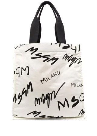 MSGM сумка-тоут с логотипом