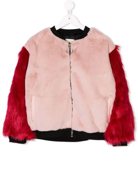 Andorine faux fur bomber jacket
