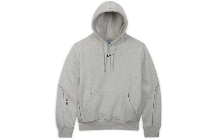 X Drake NOCTA Cardinal Stock Hoodie Азиатские размеры Nike, серый