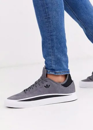 Серые замшевые кроссовки adidas Skateboarding sabalo-Серый