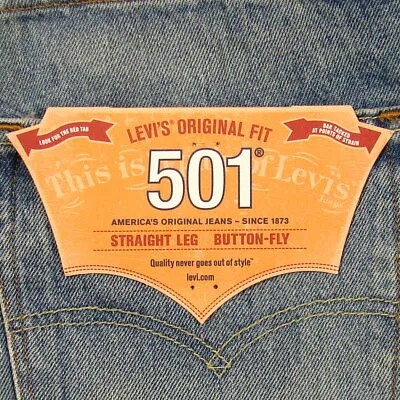 Джинсы Levis 501 New Original Mens Size 36 x 30 LIGHT STONE W/FADE Button Fly NWT