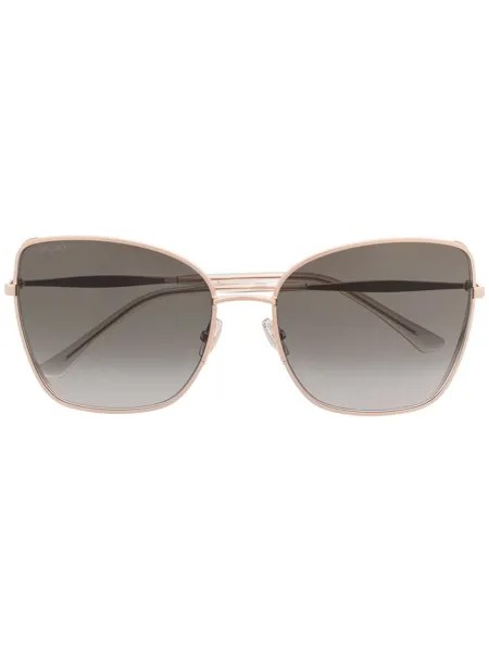 Jimmy Choo Eyewear солнцезащитные очки Alexis в массивной оправе