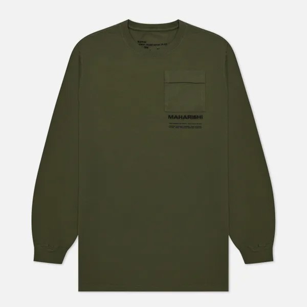 Мужской лонгслив maharishi Miltype оливковый, Размер XXL