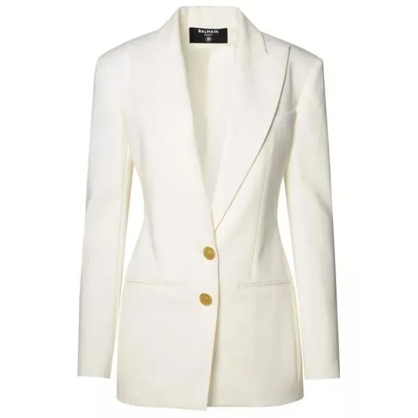 Куртка viscose jacket Balmain, белый