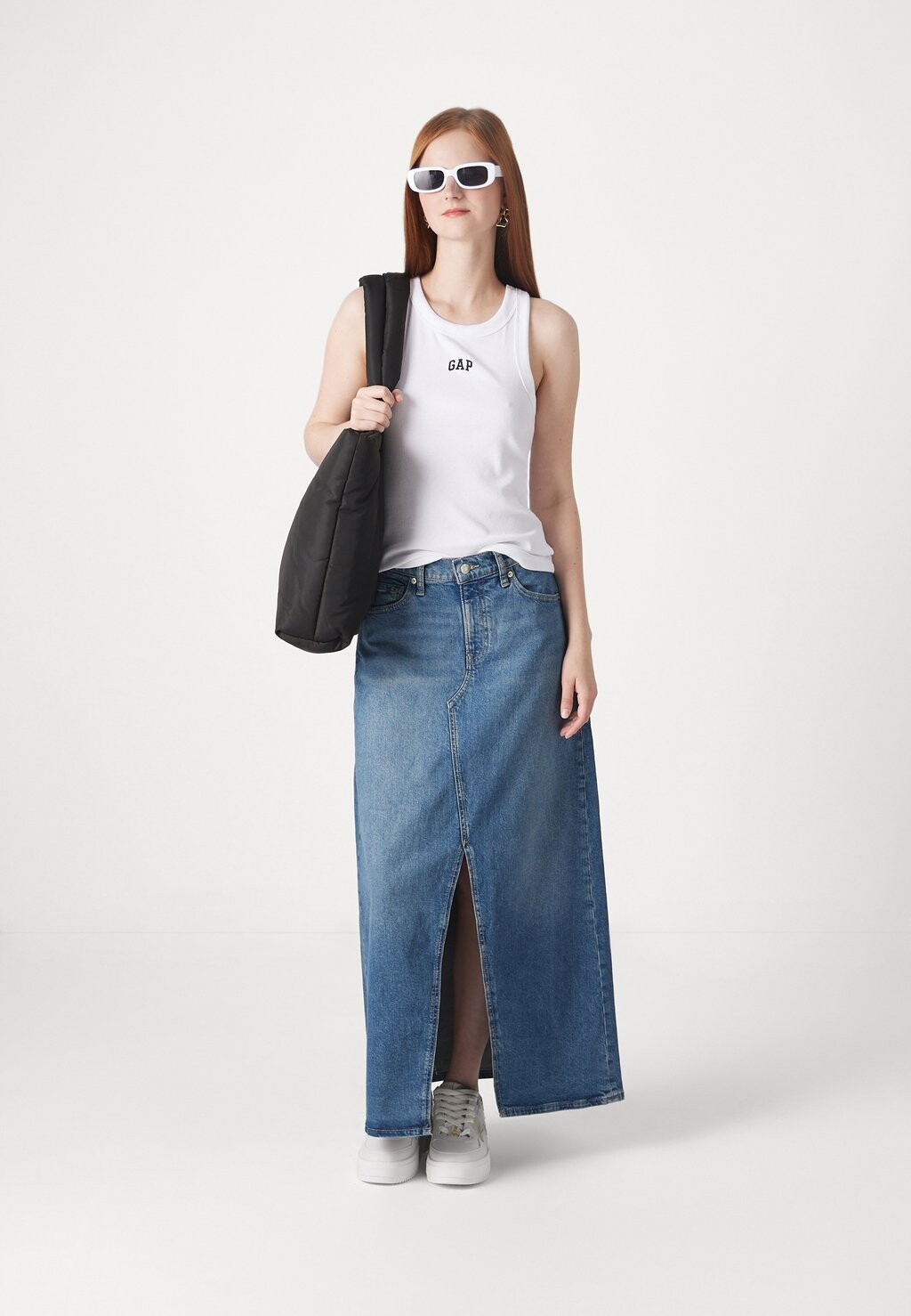 Топ LOGO HALTER GAP, белый