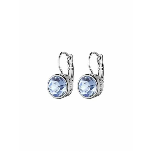 Серьги DYRBERG/KERN, кристаллы Swarovski, голубой, серый